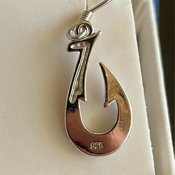 NEW in original box. sterling silver abalone detail boho beachy earrings - Picture 3 of 3